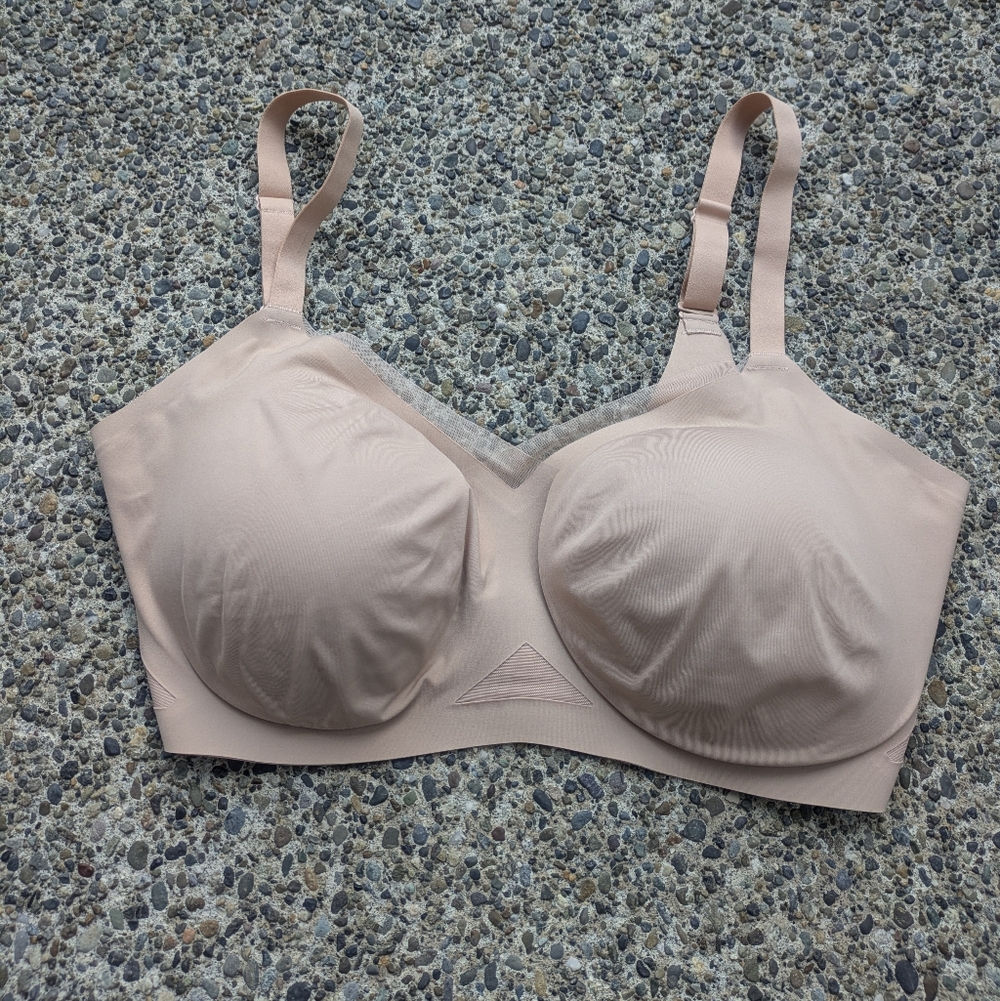 Honeylove Tan Wireless Crossover Bra